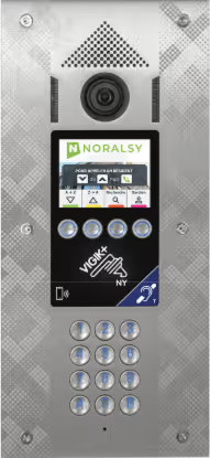 Interphone Noralsy 4G PRO grand angle en inox brossé