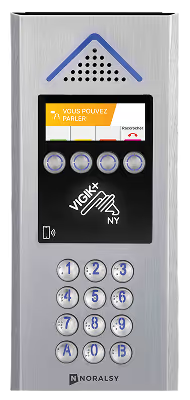 Interphone Noralsy 4G TOUCH argent avec clavier codé