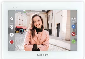 Moniteur vidéo intérieur Noralsy XTS tactile blanc